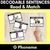 50 for Consonant Phoneme Decodable Sentence Activities COMPLETE BUNDLE