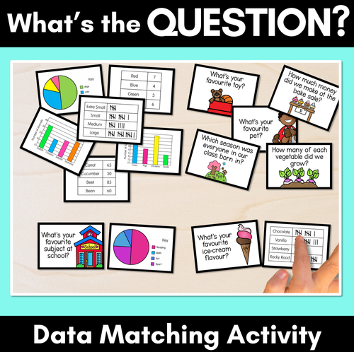 What's the Question - Data Matching Activity - Mrs Learning Bee