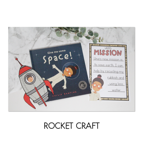 Resource preview 2 for Give Me Some Space Prompt Slides, Craft and Writing Sheets - National Simultaneous Storytime 2021