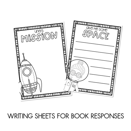 Resource preview 3 for Give Me Some Space Prompt Slides, Craft and Writing Sheets - National Simultaneous Storytime 2021