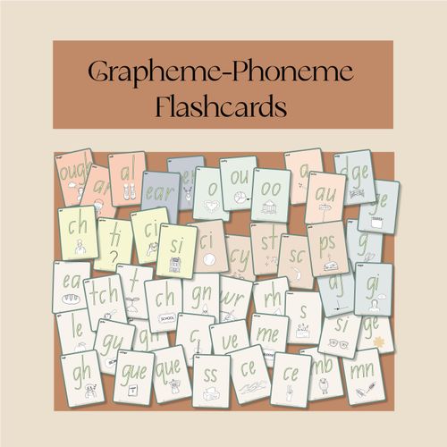 Resource preview 2 for Grapheme- Phoneme Flashcards