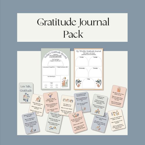 Resource preview 1 for Gratitude Journal Pack