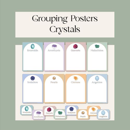 Resource preview 1 for Grouping Posters- Crystals