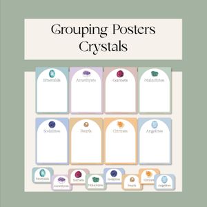 Grouping Posters- Crystals