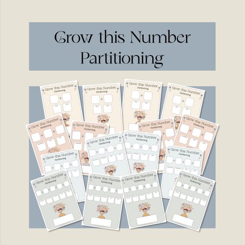 Resource preview 1 for Grow this Number- Partitioning