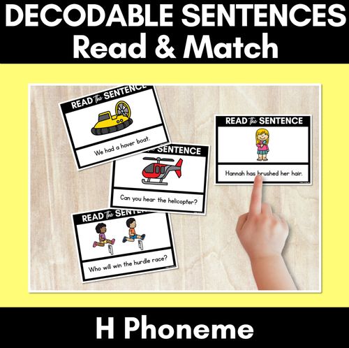 Resource preview 47 for Consonant Phoneme Decodable Sentence Activities COMPLETE BUNDLE