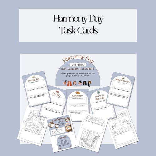 Resource preview 1 for Harmony Day Pack