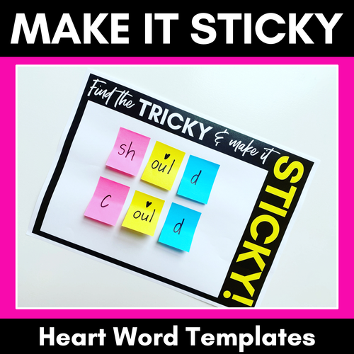 Resource preview 1 for TAKE THE TRICKY AND MAKE IT STICKY - Classroom Password Templates