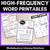 1 for High Frequency Words Worksheets - Heart Word Print & Go Activities