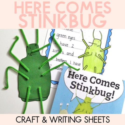 Resource preview 1 for Here Comes Stinkbug- Craft and Writing Sheets - Book Week 2019