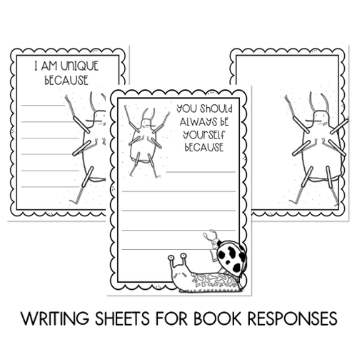 Resource preview 3 for Here Comes Stinkbug- Craft and Writing Sheets - Book Week 2019