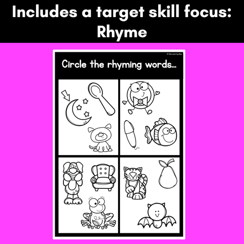 Resource preview 3 for Hey Diddle Diddle Nursery Rhyme Worksheets