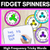 1 for High-Frequency Word Games - Fidget Spinner Templates