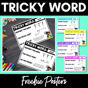 WORDS WITH TRICKY SPELLINGS Freebie - High Frequency Words