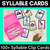 1 for Syllable Clip Cards - Phonological Awareness Activities for Kindergarten