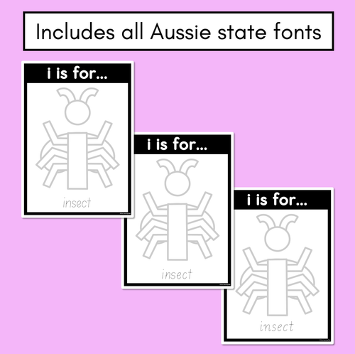 Resource preview 3 for Beginning Sound Crafts - LOWERCASE Letter I - I is for Insect