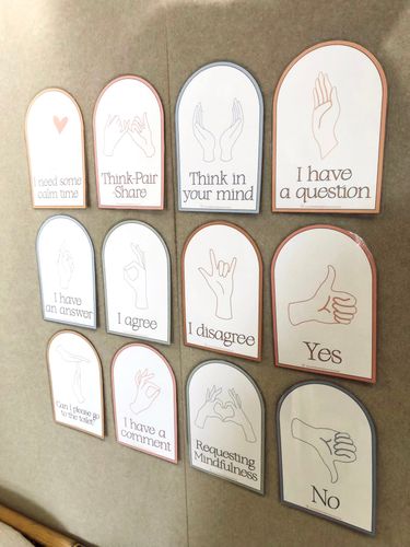 Resource preview 2 for Greetings and Hand Signal Posters