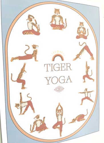 Resource preview 4 for Tiger Yoga- Poster, Cards and Puzzles