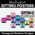 1 for Inclusive Sitting Posters & Display - Hexagonal Rainbow Design