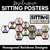 1 for Inclusive Sitting Posters & Display - Hexagonal Neutral Design