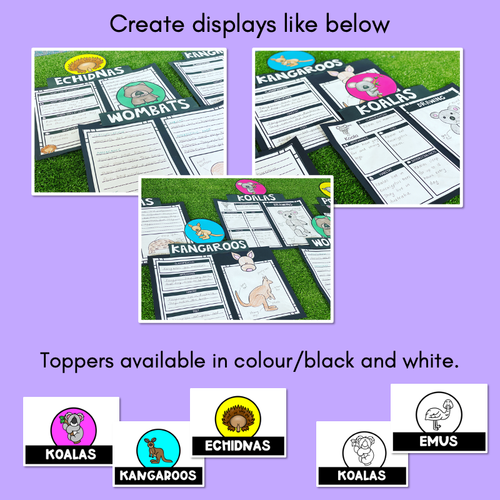 Resource preview 2 for INFORMATIVE TEXT WRITING TEMPLATES - Australian Animals Writing Templates for K-2