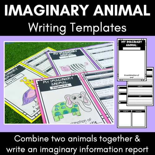 Resource preview 1 for Imaginary Animal Informative Text Templates