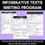 1 for INFORMATIVE TEXTS WRITING PROGRAM - Informational Writing in K-2