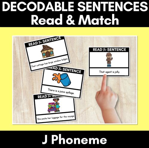 Resource preview 46 for Consonant Phoneme Decodable Sentence Activities COMPLETE BUNDLE