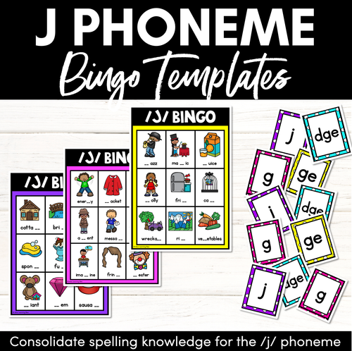 Resource preview 16 for Consonant Sounds Bingo Games BUNDLE