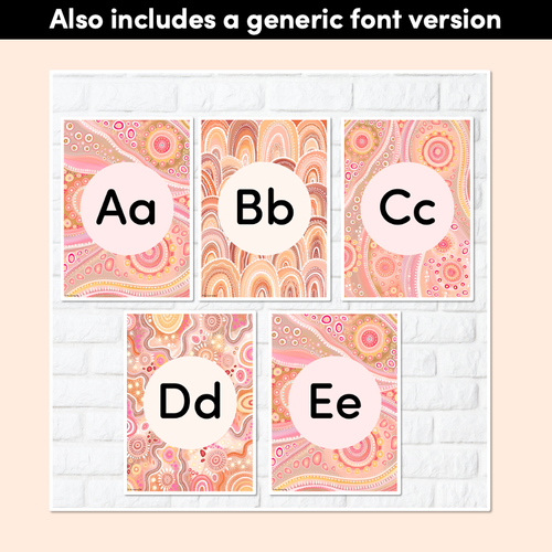 Resource preview 6 for ALPHABET POSTERS - The Jagun Collection