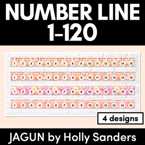 NUMBER LINE 1-120 - The Jagun Collection