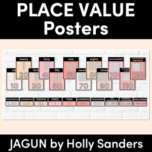 PLACE VALUE POSTERS - The Jagun Collection