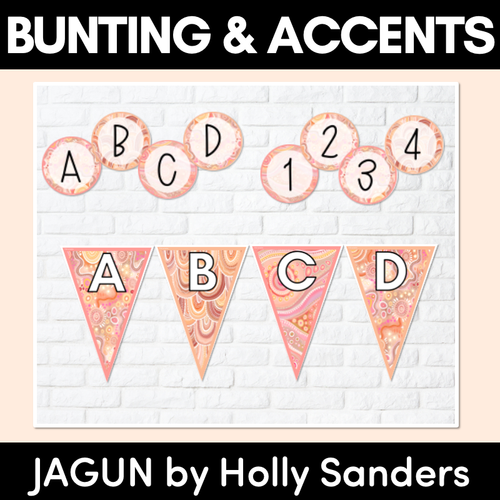 Resource preview 1 for BUNTING & ACCENTS - Alphabet + Numbers - The Jagun Collection