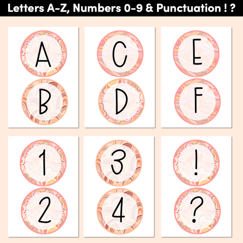 Resource preview 2 for BUNTING & ACCENTS - Alphabet + Numbers - The Jagun Collection