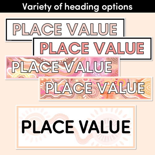 Resource preview 4 for PLACE VALUE POSTERS - The Jagun Collection