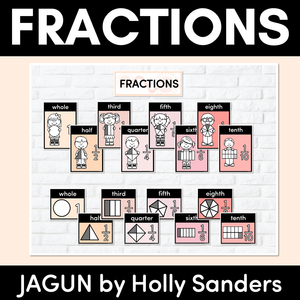 FRACTIONS POSTERS - The Jagun Collection