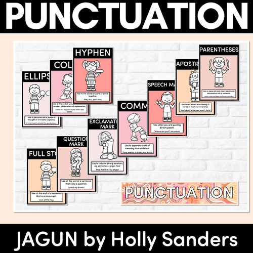 Resource preview 1 for PUNCTUATION POSTERS - The Jagun Collection