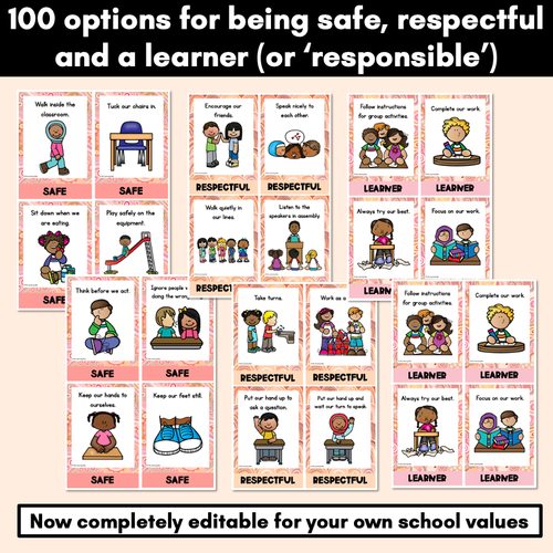 Resource preview 2 for Positive Behaviour for Learning Posters- The Jagun Collection