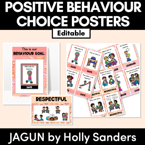 Resource preview 1 for Positive Behaviour for Learning Posters- The Jagun Collection