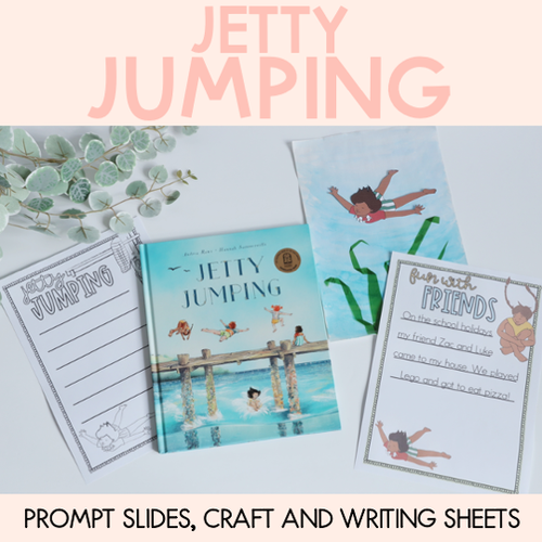 Resource preview 1 for Jetty Jumping Open Ended Prompt Slides, Crafts and Writing Sheets - Book Week 2022