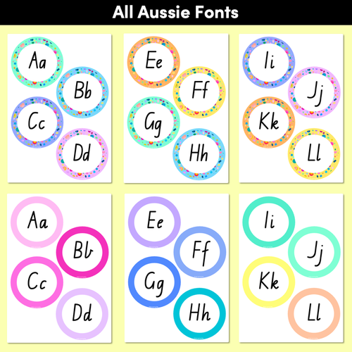 Resource preview 3 for ALPHABET TOPPERS - The Kasey Rainbow Collection