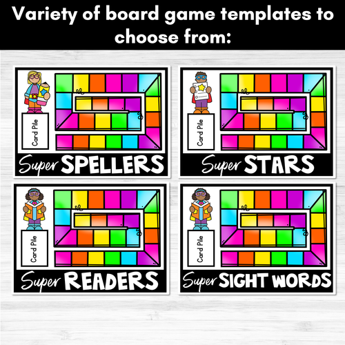 Resource preview 2 for High Frequency Words Board Games - Sight Word Activity