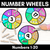 1 for Number Wheels 1-20 - Kindergarten Math Center