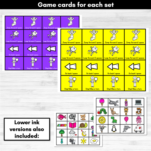 Resource preview 4 for Rhyme and Syllable Board Games - Phonological Awareness