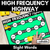 1 for HIGH FREQUENCY WORD MATS - Sight Word Fluency Games EDITABLE