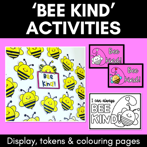 Resource preview 1 for Bee Kind - Kindness Display