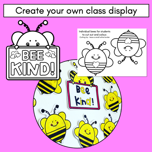 Resource preview 2 for Bee Kind - Kindness Display