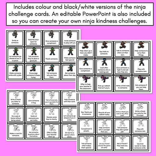 Resource preview 3 for Kindness Ninjas