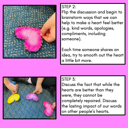 Resource preview 3 for Wrinkled Hearts Kindness Activity