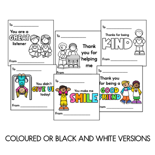 Resource preview 3 for Kindness Activity - Compliment Cards and Lesson Plan